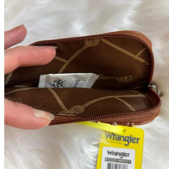 Wrangler NWT Western Southwestern Aztec Card Holder Wallet - Picture 4 of 5
